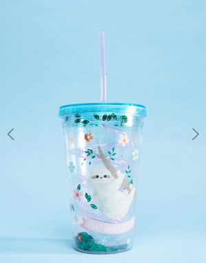 Sloth Straw Cup