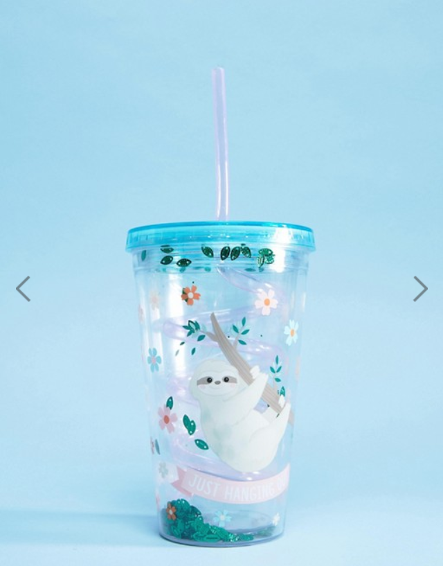 Sloth Straw Cup