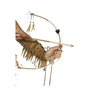 Bow & Arrow Set Feathered - Native American Inspired