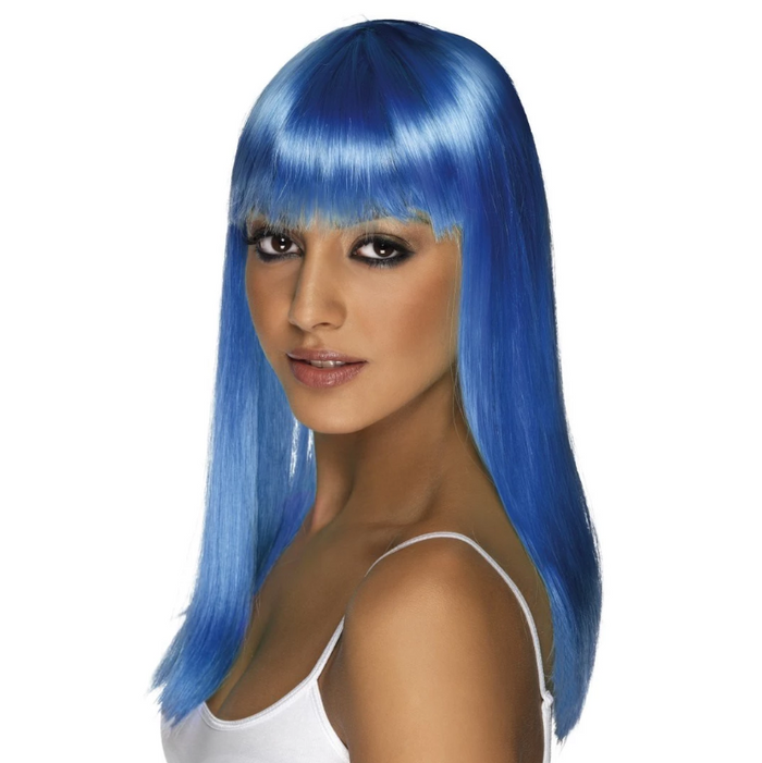 Glamourama Wig - Neon Blue (Adult)