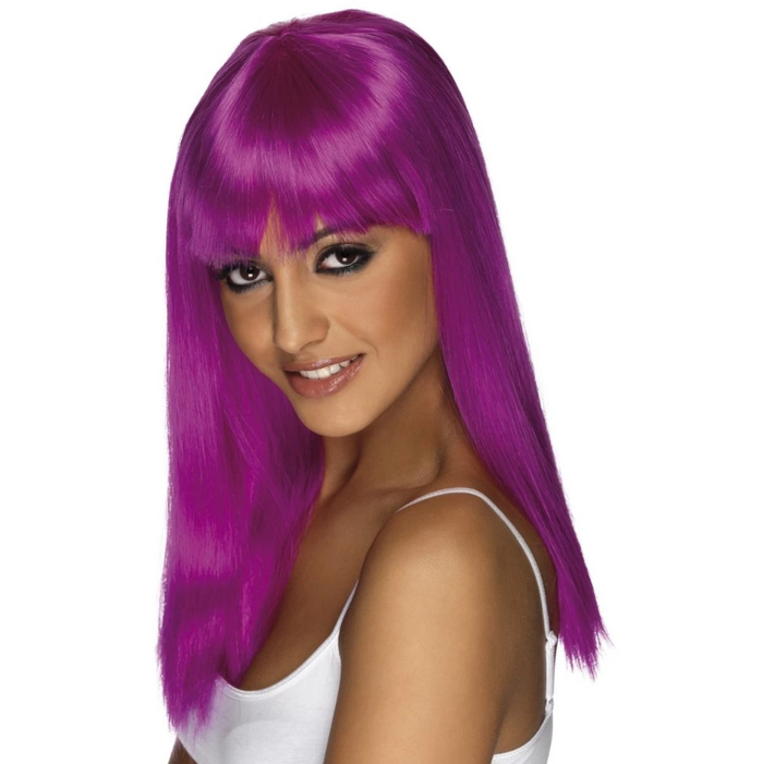 Glamourama Wig - Neon Purple (Adult)