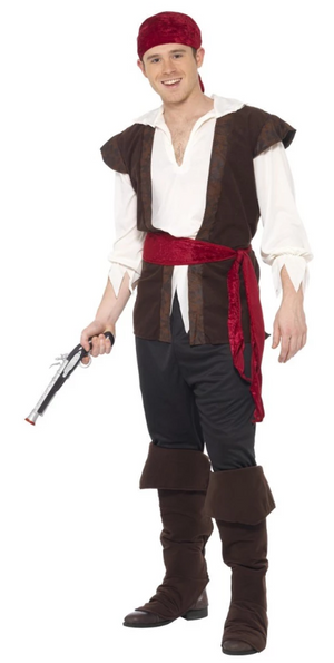 Pirate Deck Mate Costume - (Adult)