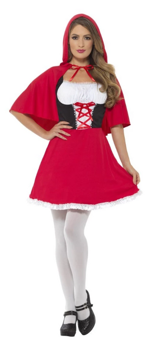 Red Riding Hood Costume - Short Dress
