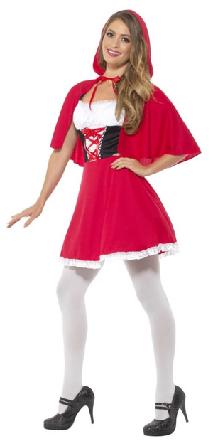 Red Riding Hood Costume - Short Dress