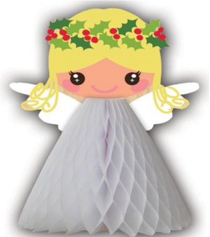 Table Centerpiece - Glitter Finish Christmas Angel