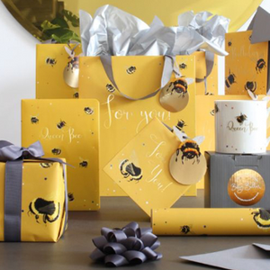 Gift Wrapping Paper - Bumblebee