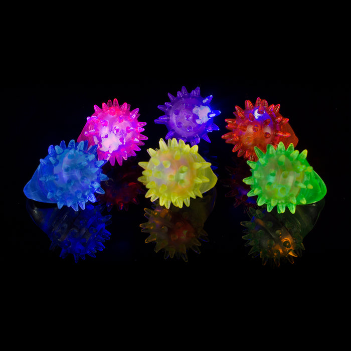 Flashing Spikey Rings