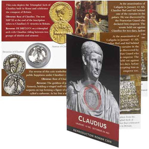 Replica Denarius Coin Pack -  Claudius