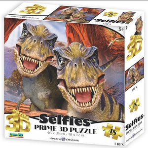 Selfies - T-Rex Prime 3D Jigsaw Puzzle (48 pieces)