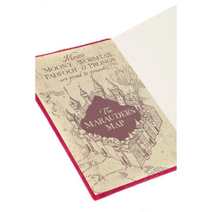 Harry Potter A5 Notebook - Marauders Map Sequin