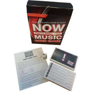 "Now That What I Call Music" Card game