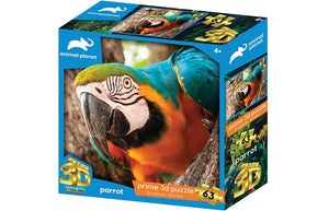 Animal Planet - Parrot Prime 3D Puzzle (63 pieces)