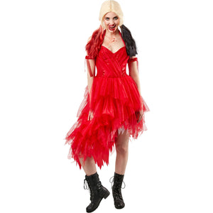 Harley Quinn Costume - Red (Adult)