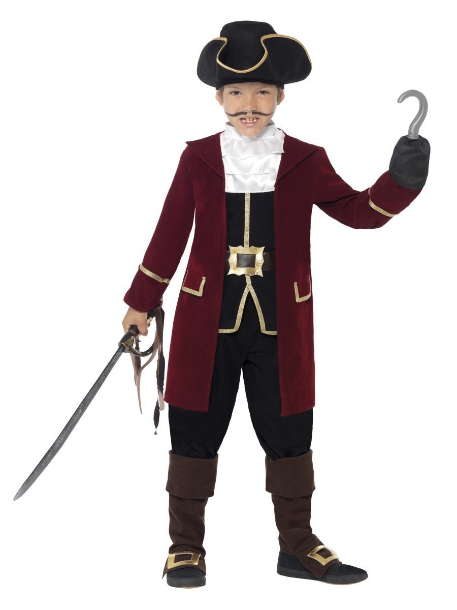Deluxe Pirate Captain Costume - (Child)