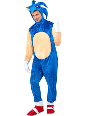 Deluxe Sonic The Hedgehog Costume - (Adult)