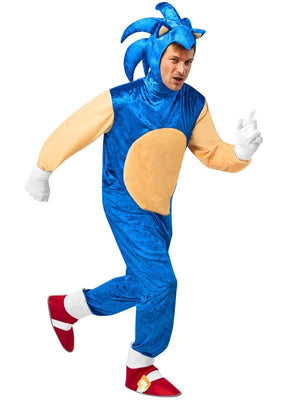 Deluxe Sonic The Hedgehog Costume - (Adult)