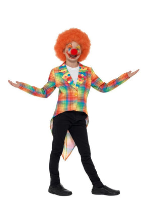 Neon Tartan Clown Tailcoat - (Child)