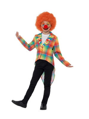 Neon Tartan Clown Tailcoat - (Child)