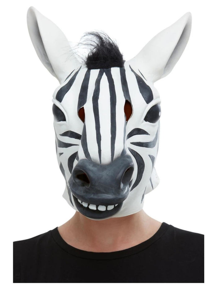 Colorful Zebra Mask Zebra Overhead Mask – Posters Abu Dhabi