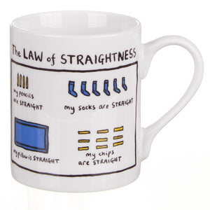 The LAW of SRAIGHTNESS Mug