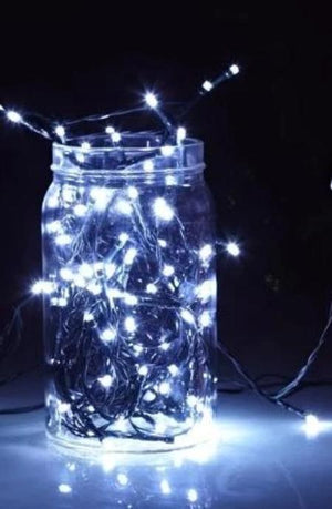 Christmas Lights 200 White LED Supabrights String Lights: Indoor or Outdoor