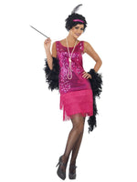 Fun Time Flapper Costume - Pink (Adult)