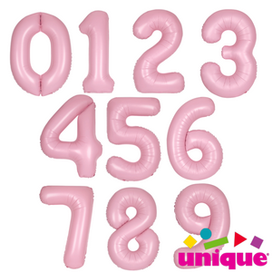 Matte Number Helium Foil Balloons - 34"