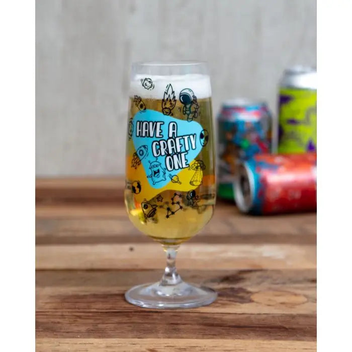 "Have A Crafty One" Craft Beer Glass