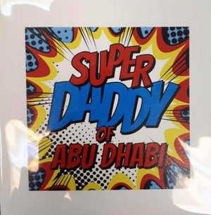 Super Daddy Of Abu Dhabi - Card (Boom)