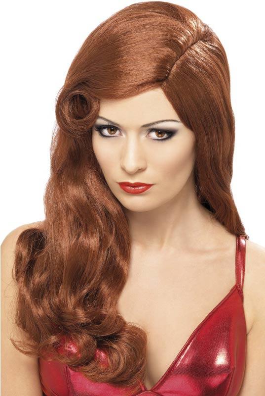 Silver Screen Sensation Wig - Auburn (Adult)