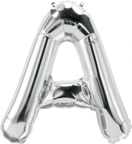 Silver Letter Helium Foil Balloon - 34"