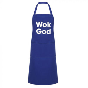 Apron - Wok God (Blue)
