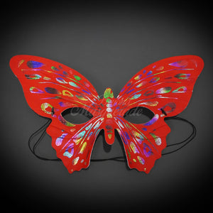 Butterfly Eye Mask - Red