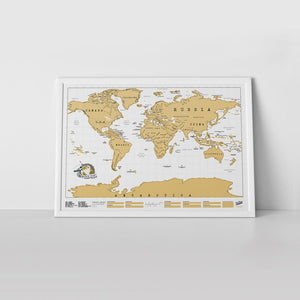 Scratch Map: Original Poster