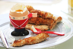 Soldier Egg Cup and Toast Cutter