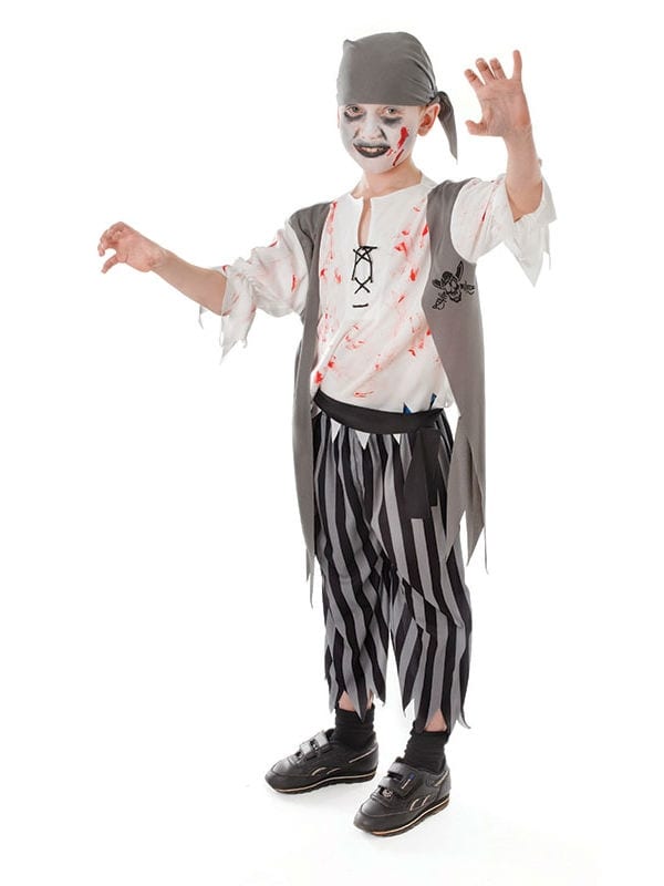 Zombie Pirate Boy Costume - (Child)