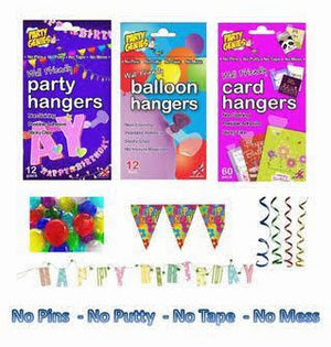 Party Genies - Wall Friendly Card hangers (Pack of 40)