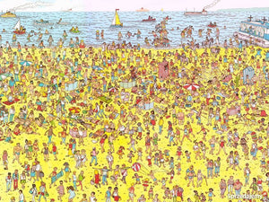 Where's Wally? - On The Beach Jigsaw Puzzle (250 Pieces)