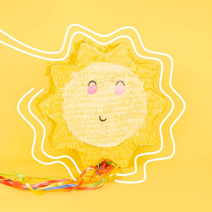 Piñata - Kawaii Smiling Sun (Pull String)