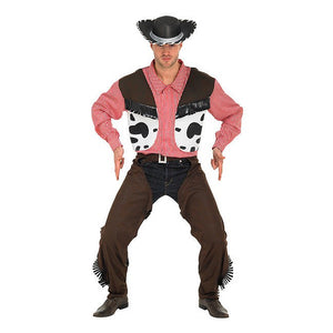 Cowboy Costume - Red (Adult)