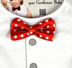 Gentleman Baby Bib - Bow Tie