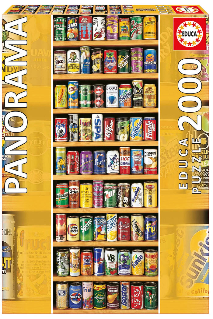 Soft Cans Panorama 2000 Piece Jigsaw Puzzle
