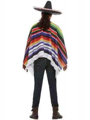 Poncho Costume - Multi-coloured (Adult)