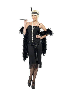 Flapper Costume - Black (Adult)