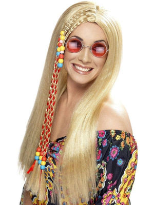 Hippy Party Wig - Blonde (Adult)