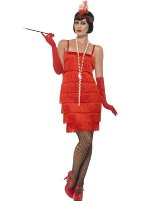 Flapper Costume - Red (Adult)