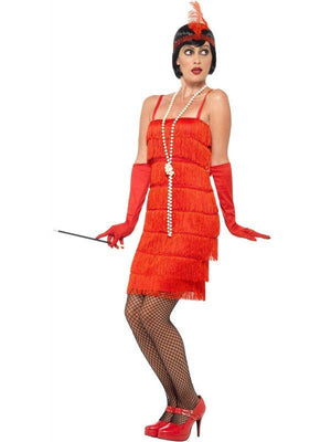 Flapper Costume - Red (Adult)