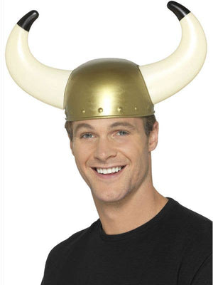 Viking Helmet with Large Horns