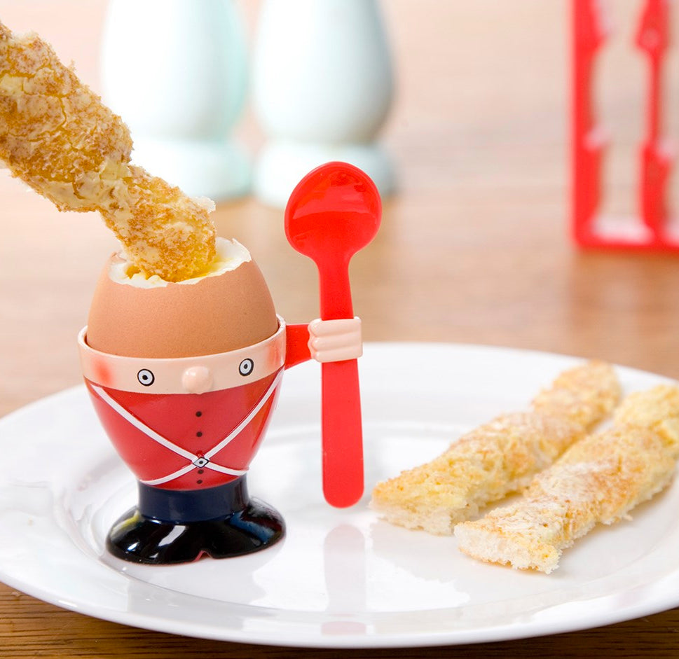 Soldier Egg Cup and Toast Cutter