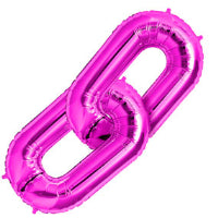 Deco Link:- Magenta Helium Foil Balloon - 34"